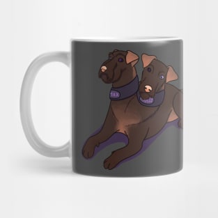 Max and Molly - Orthrus Two-Headed Dog :: Canines and Felines Mug